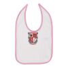 Infant Contrast Trim Premium Jersey Bib Thumbnail
