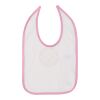 Infant Contrast Trim Premium Jersey Bib Thumbnail