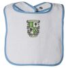 Infant Contrast Trim Terry Bib Thumbnail