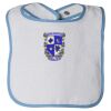 Infant Contrast Trim Terry Bib Thumbnail