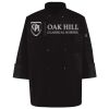 Ten Pearl Button Black Chef Coat Thumbnail