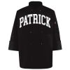Ten Pearl Button Black Chef Coat Thumbnail