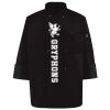 Ten Pearl Button Black Chef Coat Thumbnail
